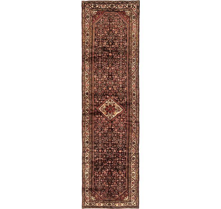 3' 10 x 14' Hossainabad Persian Run...