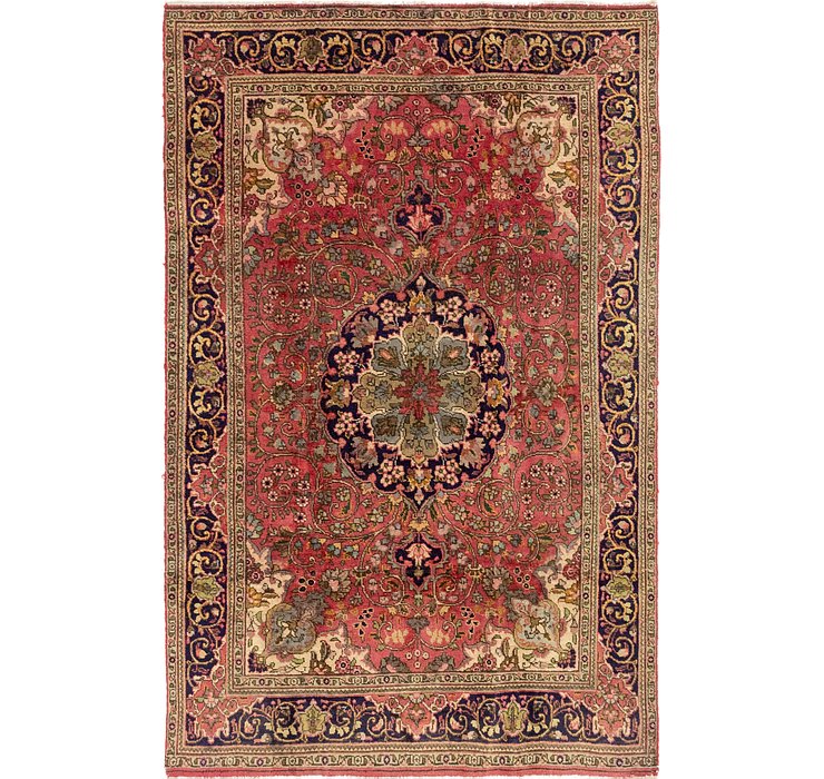 4' 6 x 6' 9 Tabriz Persian Rug