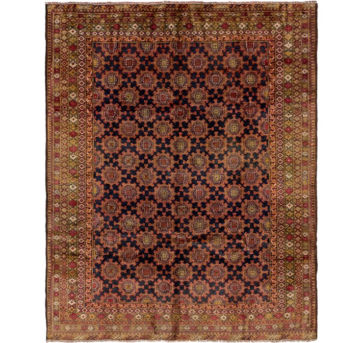 6' 10 x 8' 7 Meshkin Persian Square ...