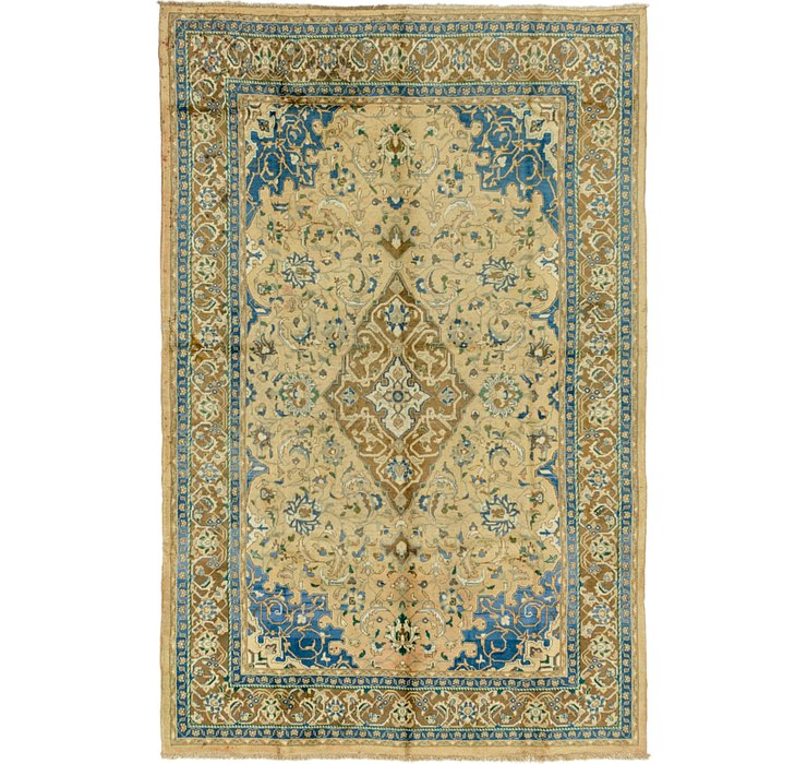 7' 3 x 11' 4 Mashad Persian Rug