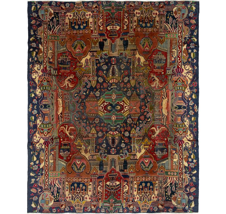 9' 9 x 12' 2 Kashmar Persian Rug