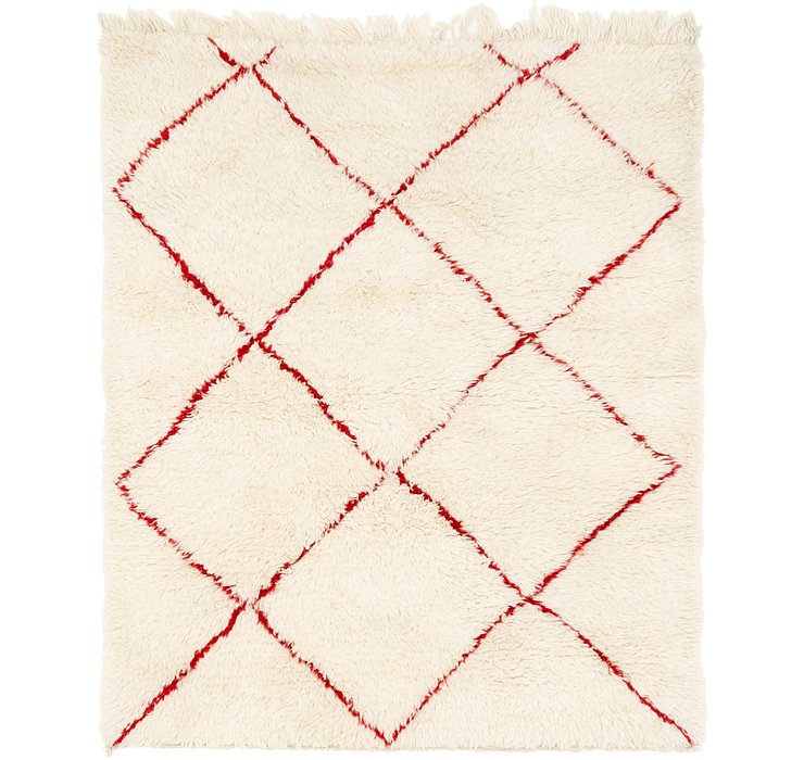 HandKnotted 4' 9 x 6' 3 Moroccan Rug