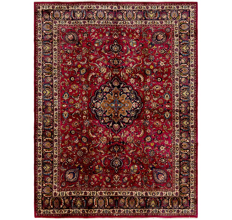 290cm x 385cm Mashad Persian Rug