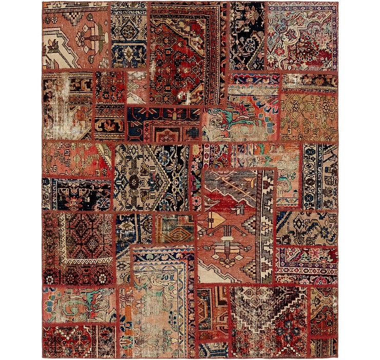 6' 4 x 7' 8 Ultra Vintage Persian S...
