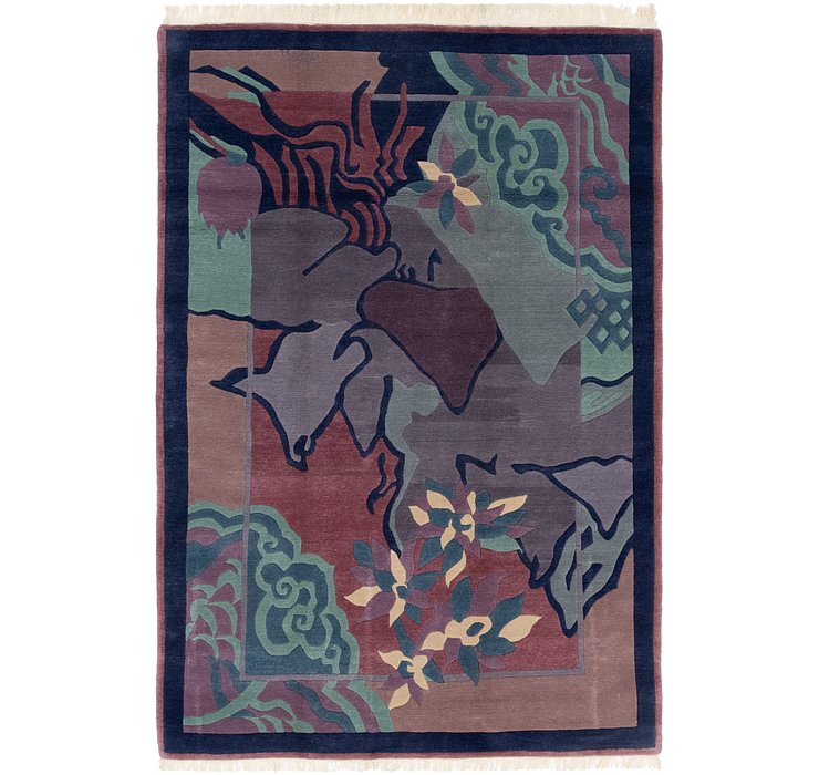 HandKnotted 6' 8 x 9' 9 Nepal Rug