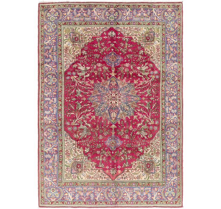 6' 6 x 9' 9 Tabriz Persian Rug