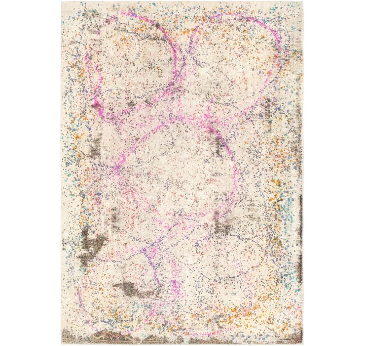 6' 7 x 9' 6 Ultra Vintage Persian Rug