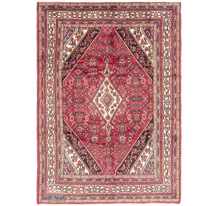 6' 10 x 10' Hossainabad Persian Rug