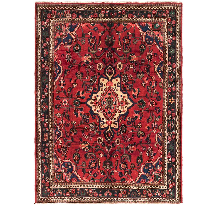 7' x 9' 5 Hamedan Persian Rug
