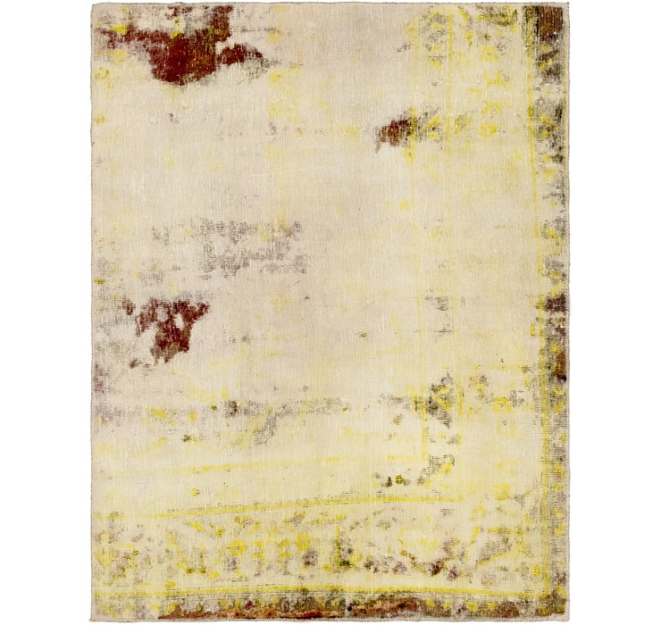 HandKnotted 4' 4 x 5' 8 Ultra Vintage Persian Rug