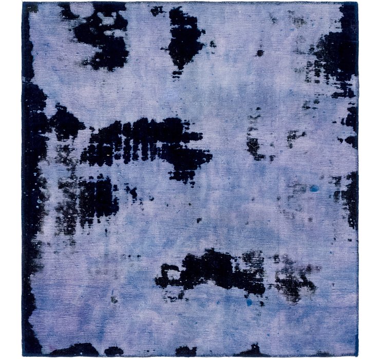 HandKnotted 4' 5 x 4' 8 Ultra Vintage Persian S...