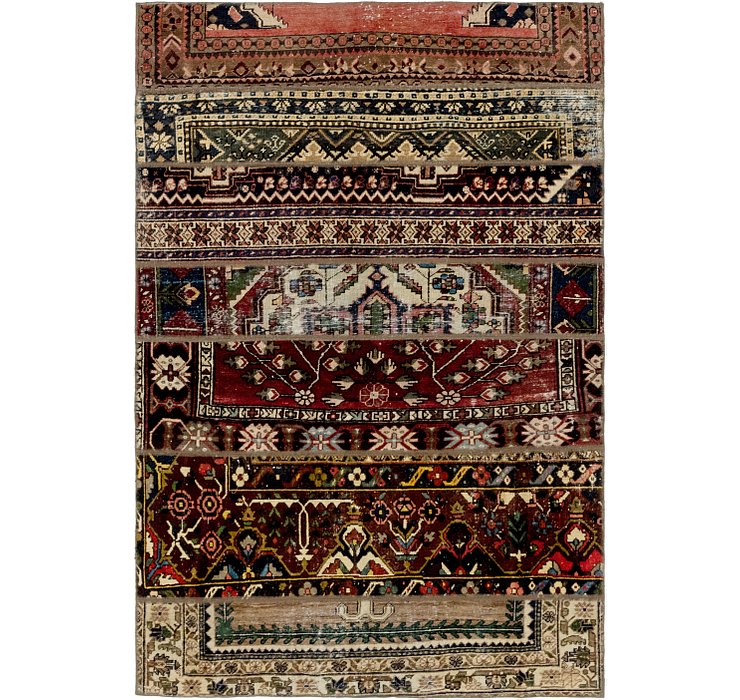 5' x 7' 4 Ultra Vintage Persian Rug