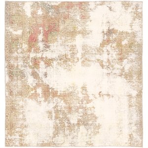 4' 7 x 4' 10 Ultra Vintage Persian S...
