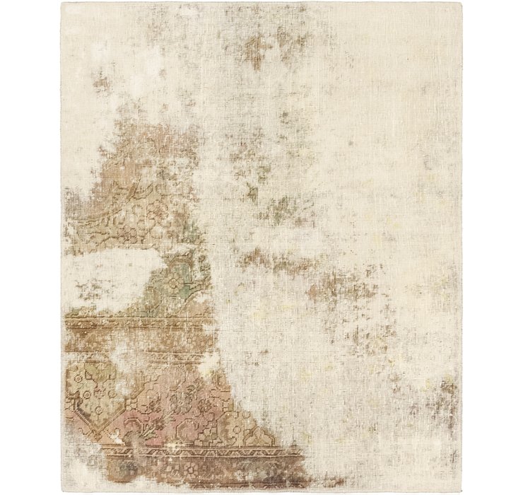 122cm x 147cm Ultra Vintage Persian S...