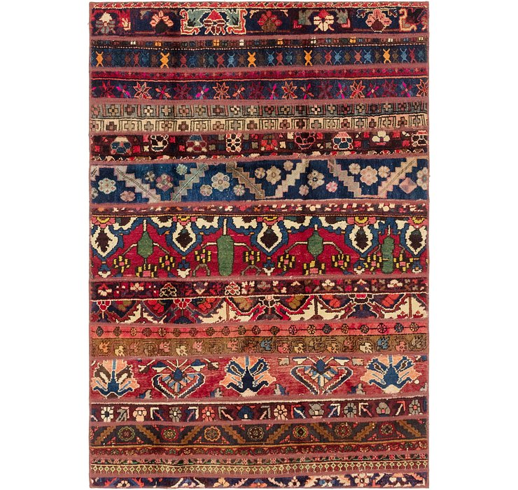 4' 8 x 6' 10 Ultra Vintage Persian Rug