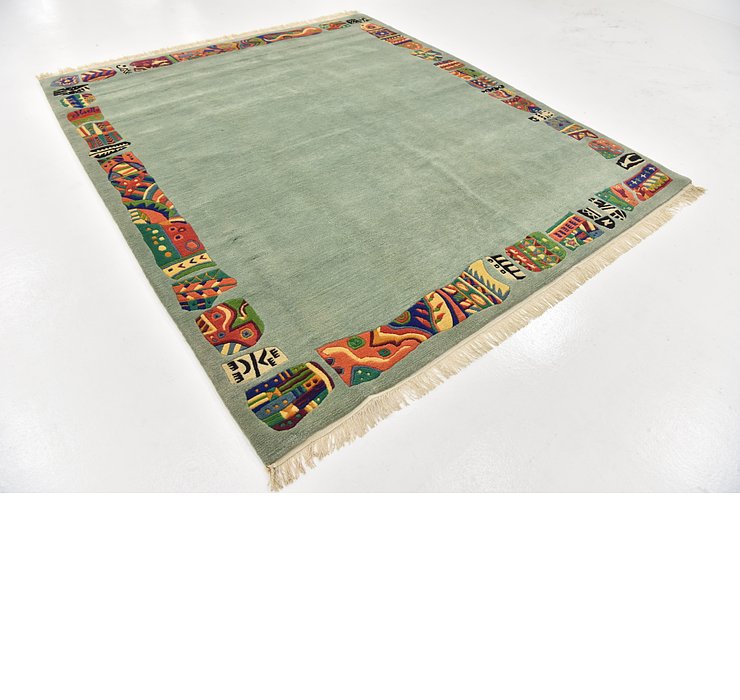 HandKnotted 6' 10 x 8' Nepal Square Rug