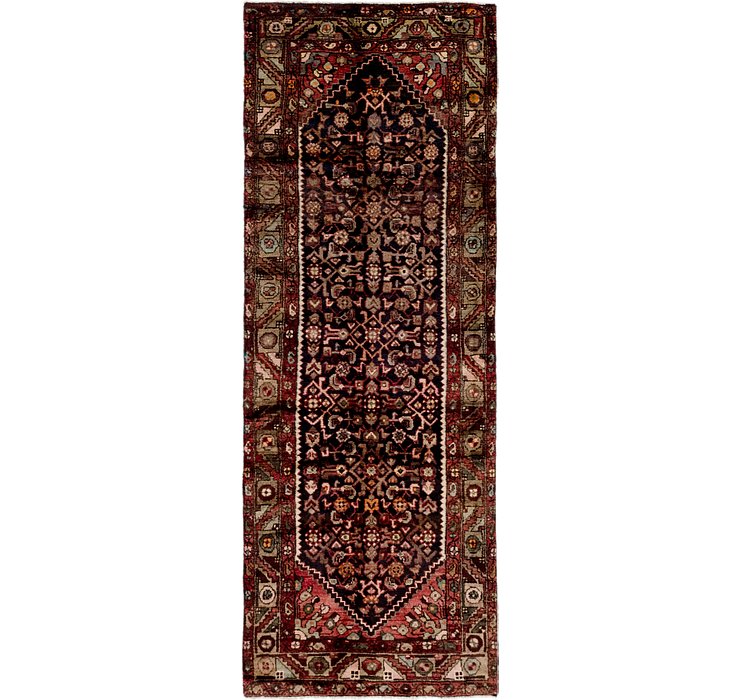 3' 5 x 9' 6 Hossainabad Persian Run...