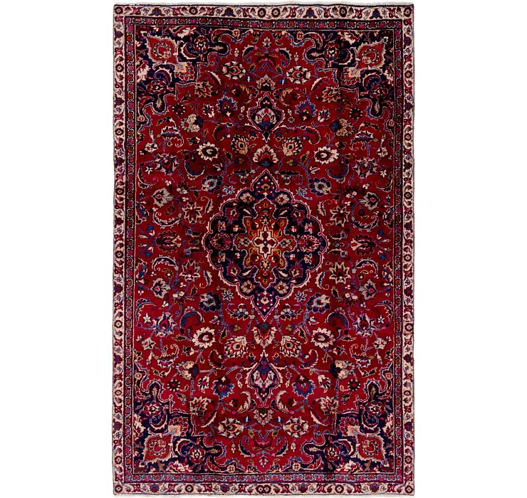 5' x 8' 2 Mashad Persian Rug