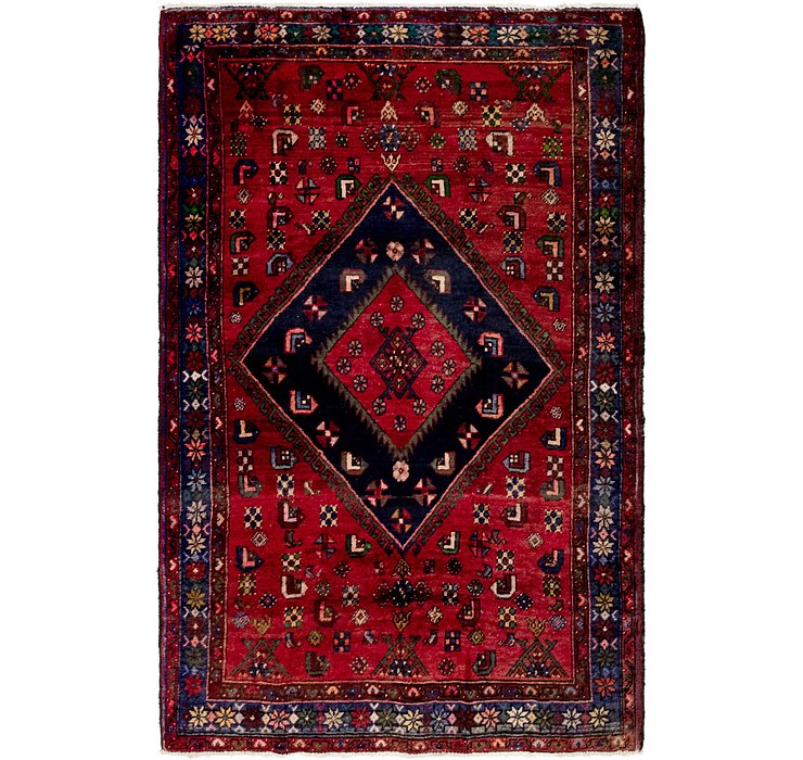 4' 4 x 6' 8 Gholtogh Persian Rug