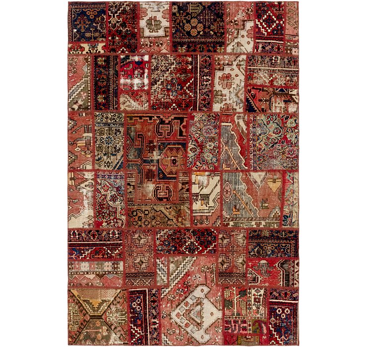 6' 2 x 9' 4 Ultra Vintage Persian Rug