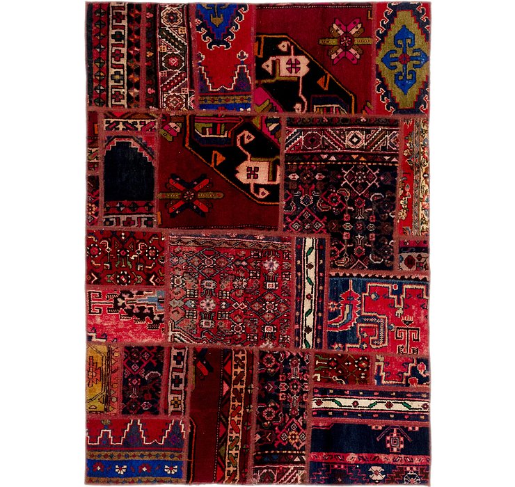 4' 6 x 6' 5 Ultra Vintage Persian Rug