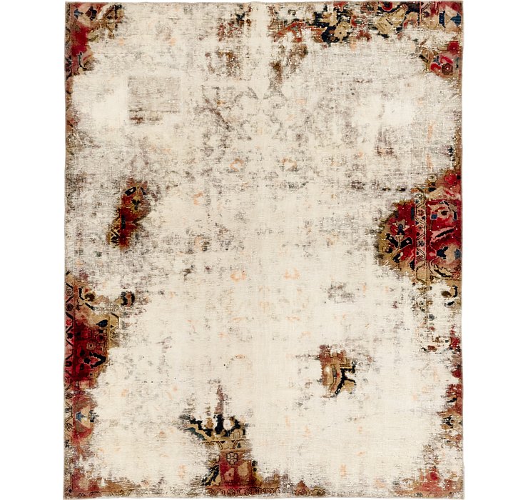 HandKnotted 6' 6 x 8' 2 Ultra Vintage Persian Rug