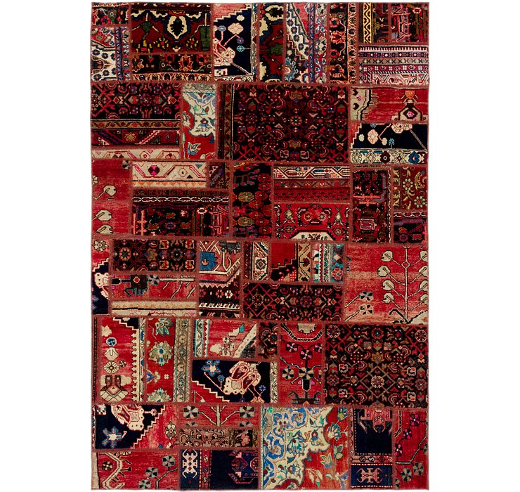 HandKnotted 6' 3 x 9' 2 Ultra Vintage Persian Rug