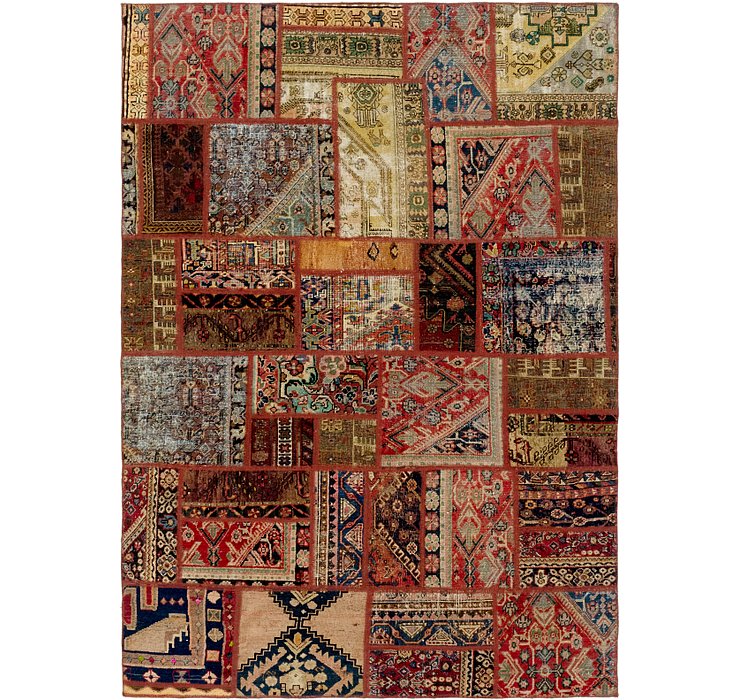 6' 4 x 9' Ultra Vintage Persian Rug