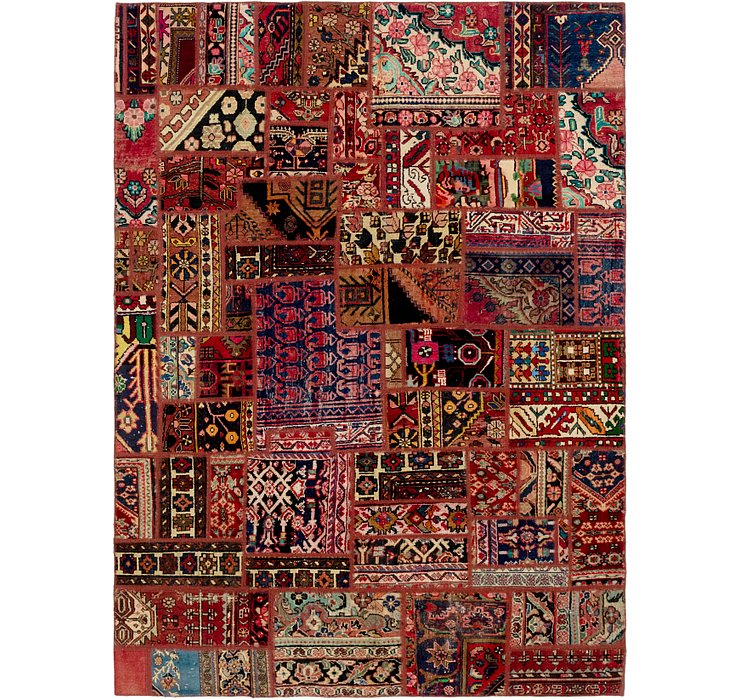 6' 8 x 9' 2 Ultra Vintage Persian Rug