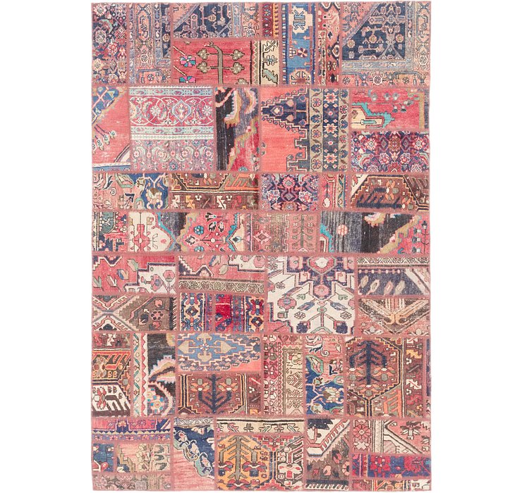 6' 4 x 9' Ultra Vintage Persian Rug