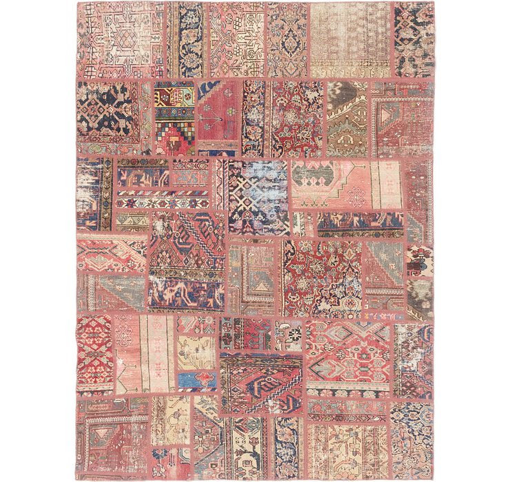 6' 9 x 9' 4 Ultra Vintage Persian Rug