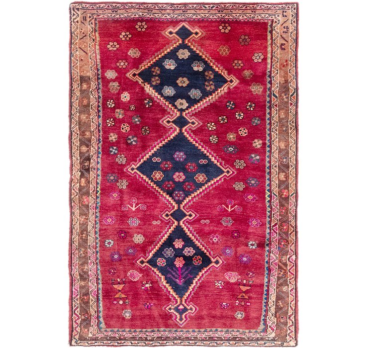 4' 9 x 7' 2 Koliaei Persian Rug