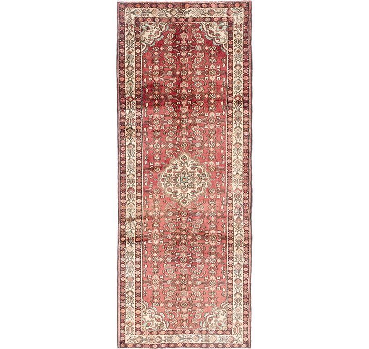 3' 7 x 9' 6 Hossainabad Persian Run...