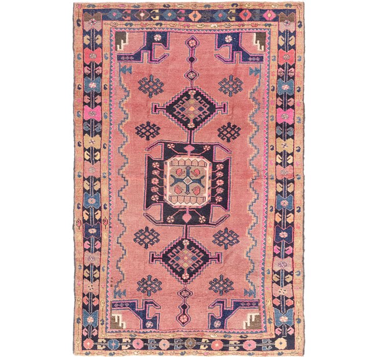 4' 8 x 7' 5 Hamedan Persian Rug
