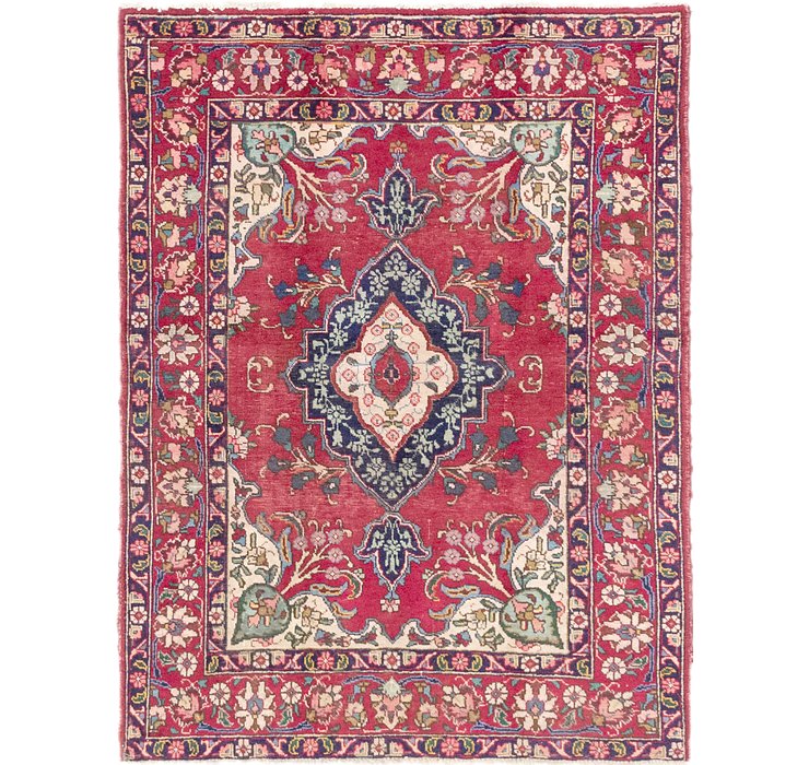 4' 9 x 6' 3 Tabriz Persian Rug