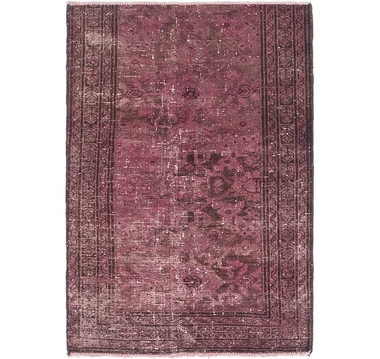 3' 4 x 4' 10 Ultra Vintage Persian Rug