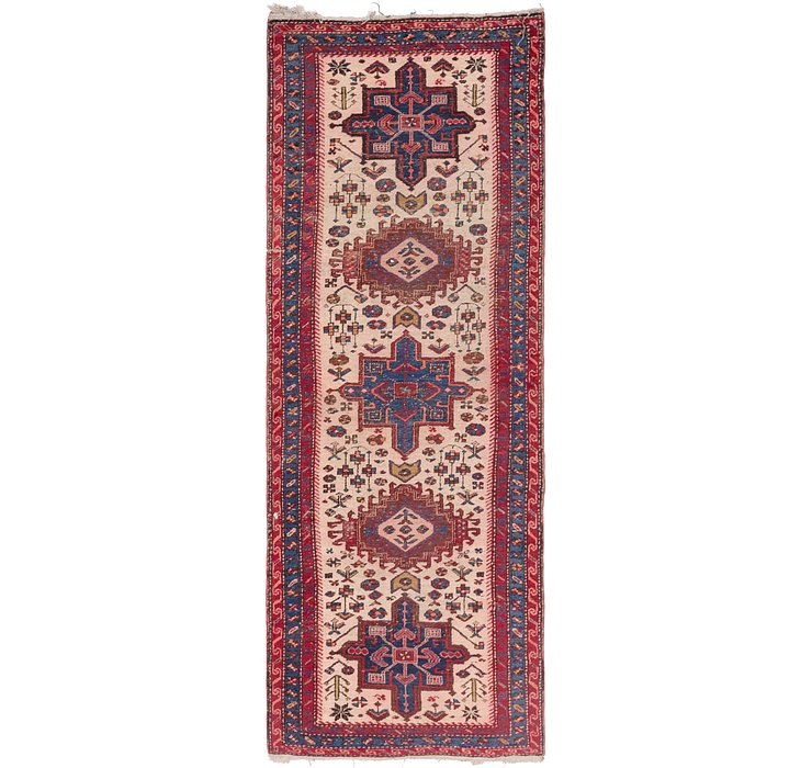 3' 9 x 10' 5 Gharajeh Persian Runner...