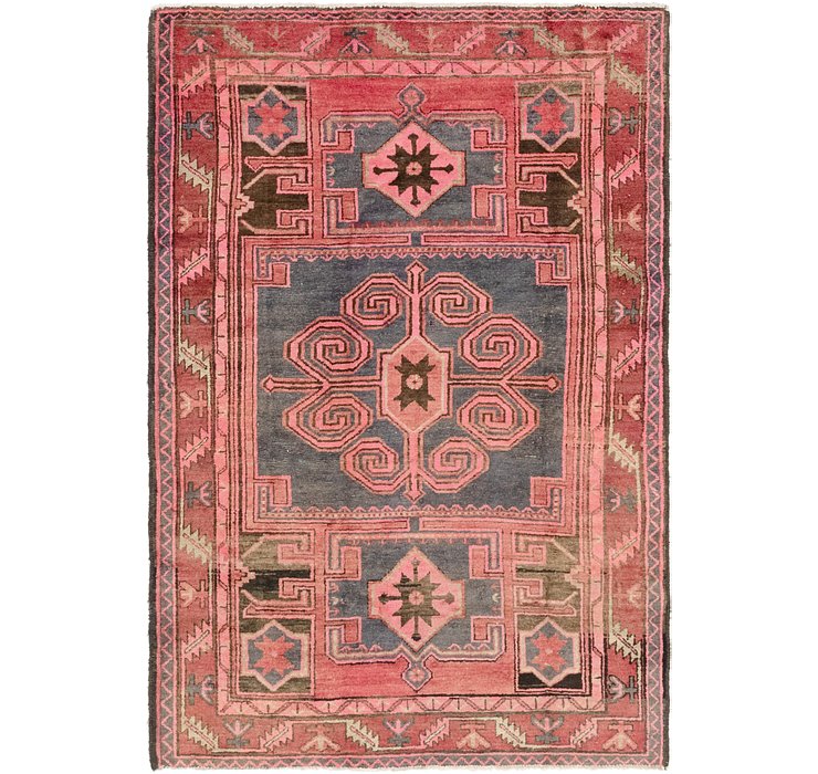 4' 6 x 7' Zanjan Persian Rug