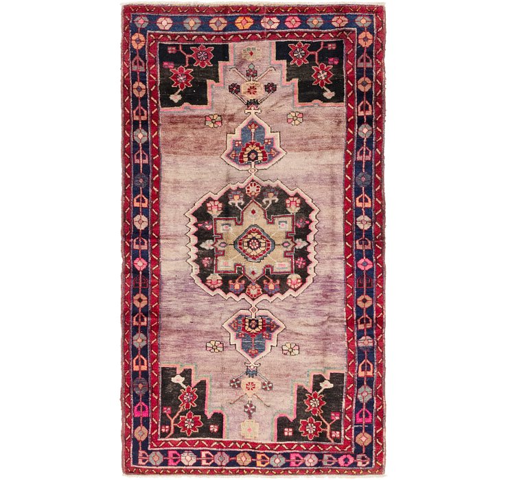4' 3 x 7' 10 Hamedan Persian Rug