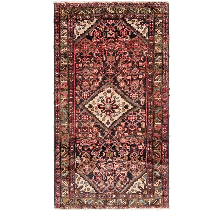 3' 7 x 6' 7 Hossainabad Persian Rug