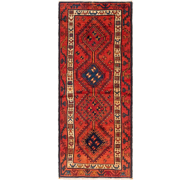 4' x 10' 4 Shiraz-Lori Persian Run...