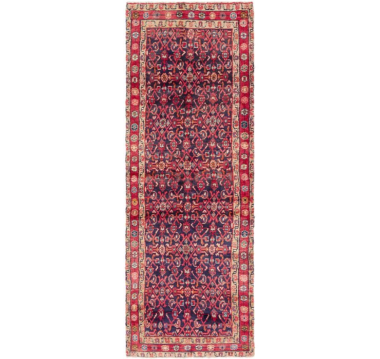 3' 4 x 9' 10 Hossainabad Persian Run...