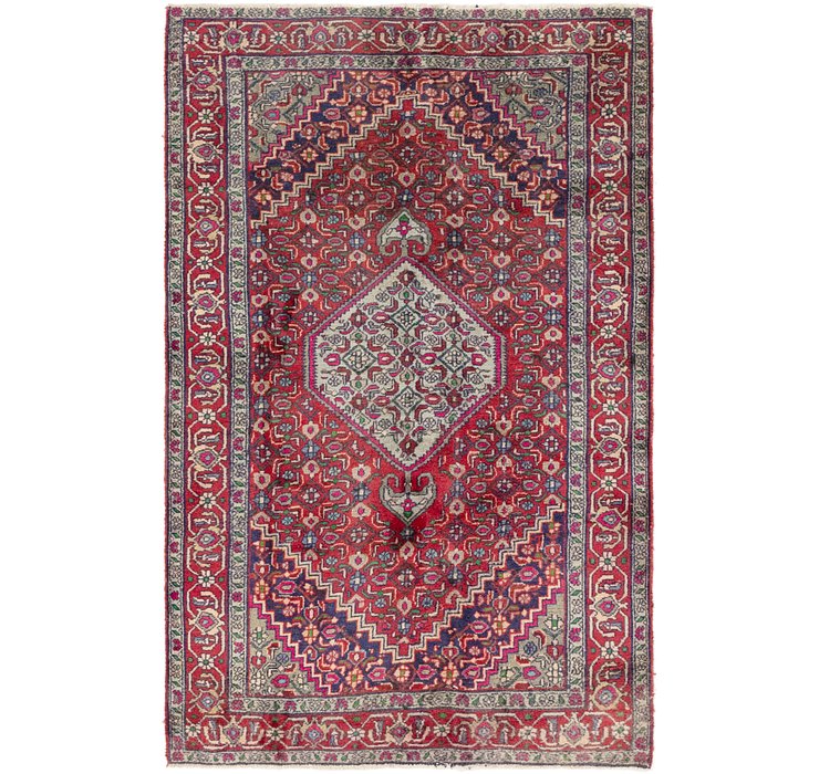 4' 4 x 6' 9 Gholtogh Persian Rug