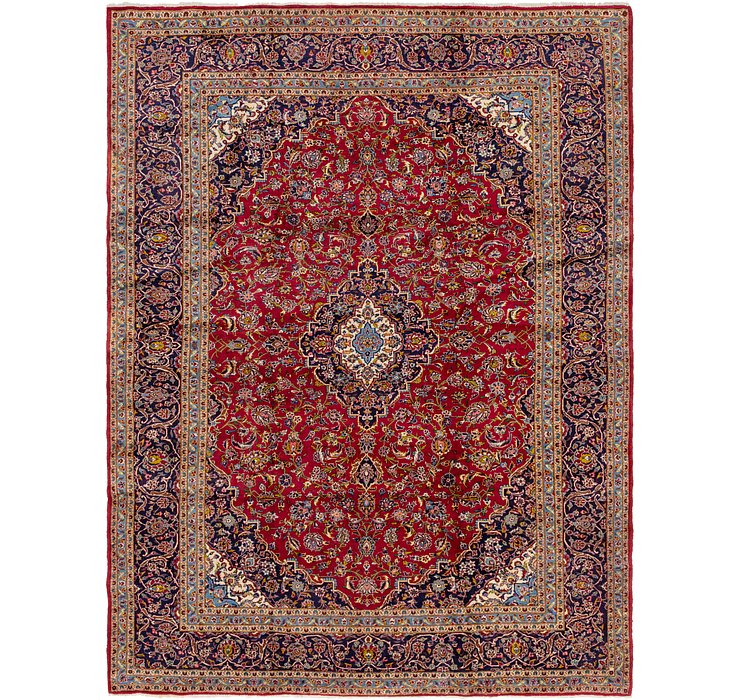 9' 10 x 12' 7 Kashan Persian Rug