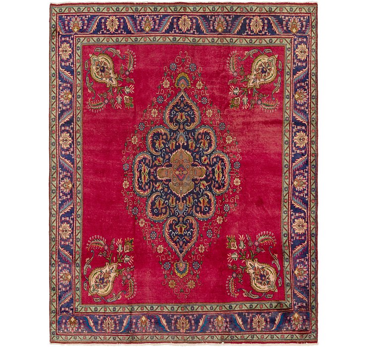 10' x 12' 8 Tabriz Persian Rug