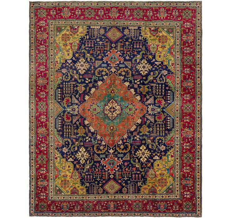 9' 10 x 12' 5 Tabriz Persian Rug