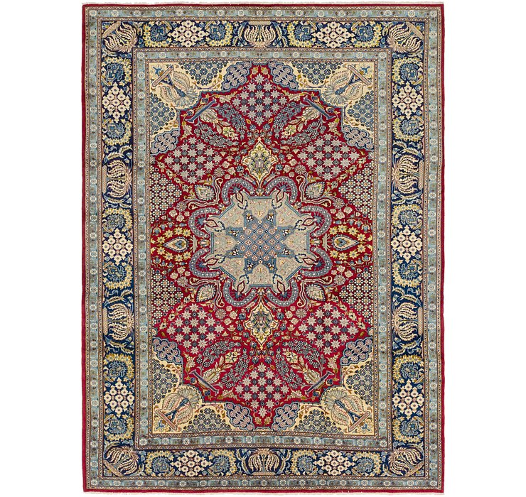 10' 2 x 13' 7 Isfahan Persian Rug