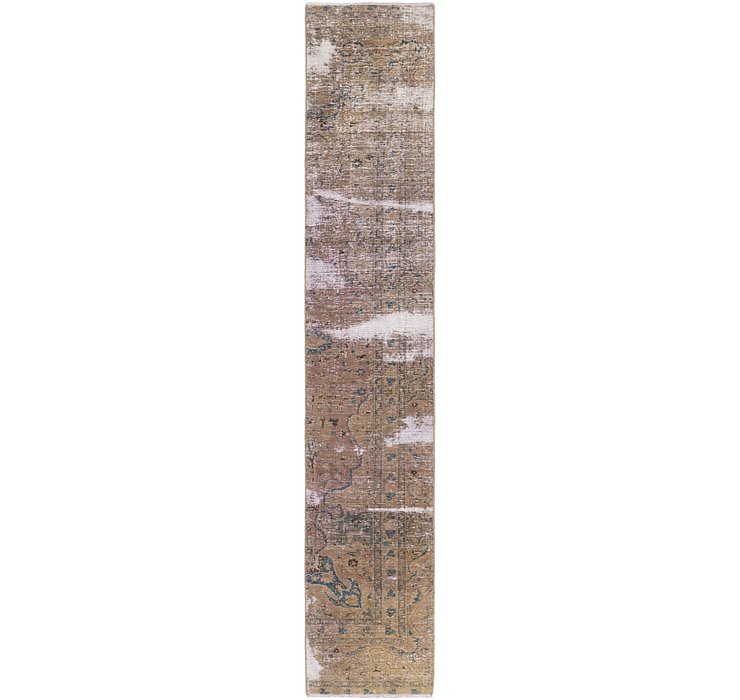 2' 2 x 12' 6 Ultra Vintage Persian R...