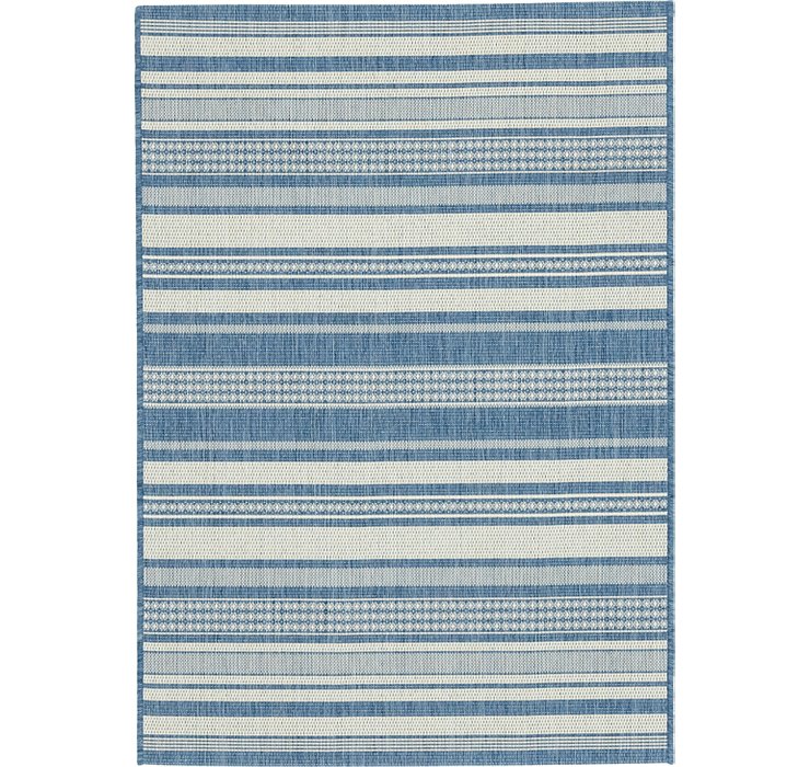 115cm x 163cm Outdoor Striped Rug