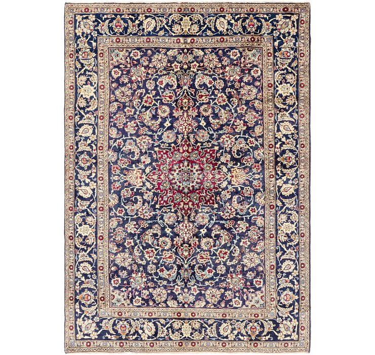 6' 9 x 9' 8 Isfahan Persian Rug